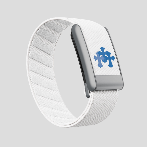 Chrome White Blue